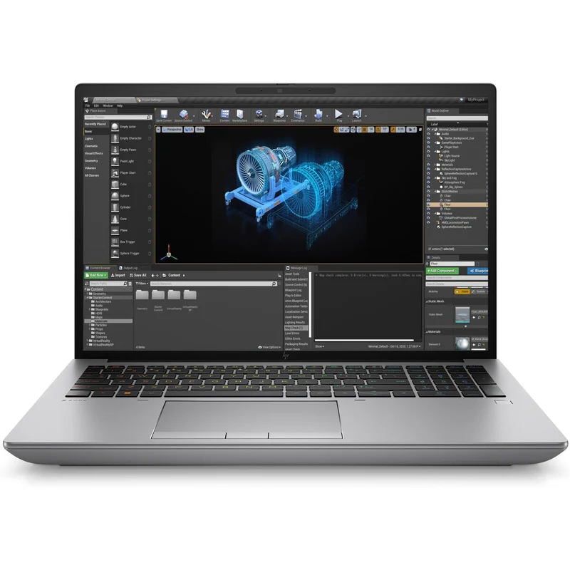 Notebook HP ZBOOK FURY 16 G10 Qwerty spagnolo 1 TB SSD 32 GB RAM 16" Intel Core i7-13700HX