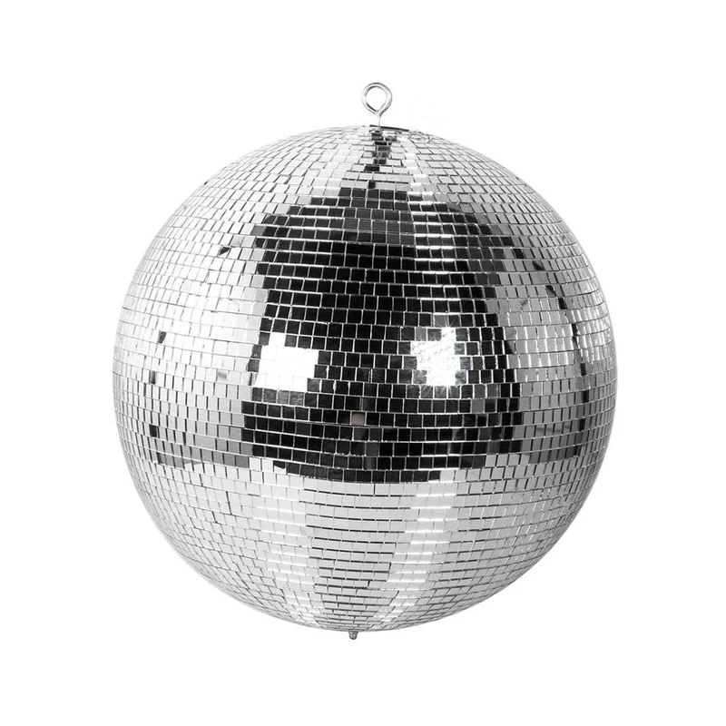 PRO LIGHT MIRROR BALL 40 SFERA DA DISCOTECA CON SPECCHI BIANCHI DIAMETRO 40 CM + MOTORE