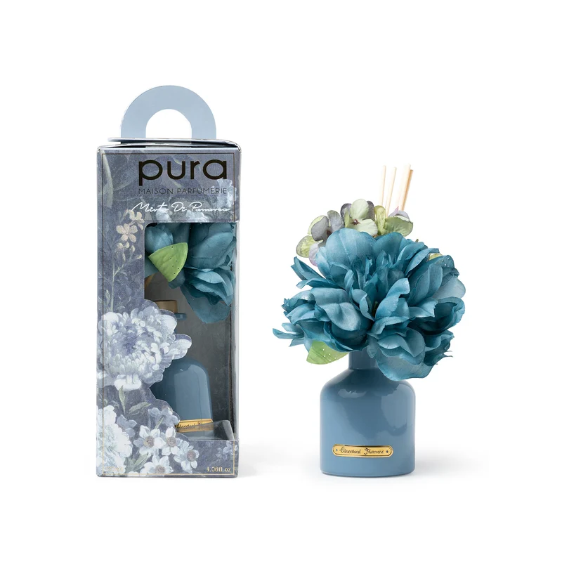 Diffusore con Bastoncini Fiori Mirto 120 ml - 27 cm