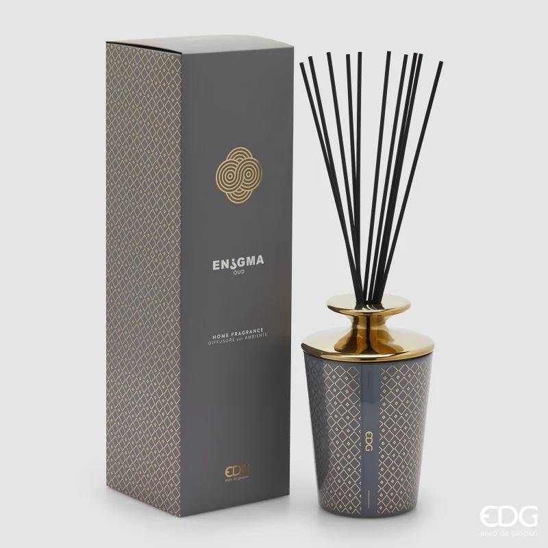 Diffusore con Bastoncini EDG Enigma Oud 900 ml