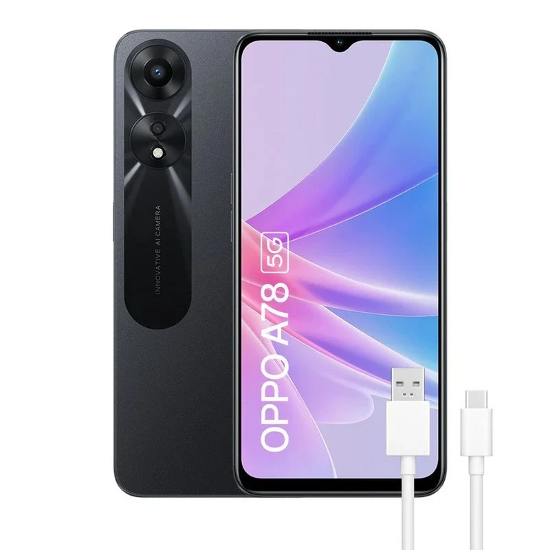 Smartphone Oppo OPPO A78 5G Nero 6,56" 8 GB 1 TB 128 GB Octa Core 8 GB RAM
