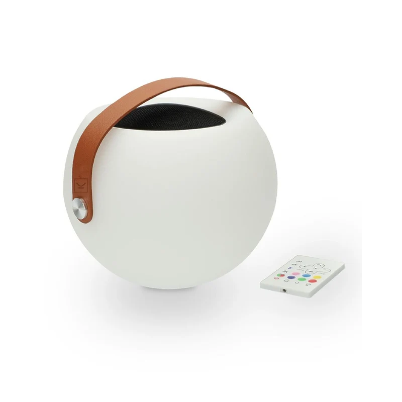 Altoparlante Bluetooth con luce LED KSIX Bubble White 5 W Portatile