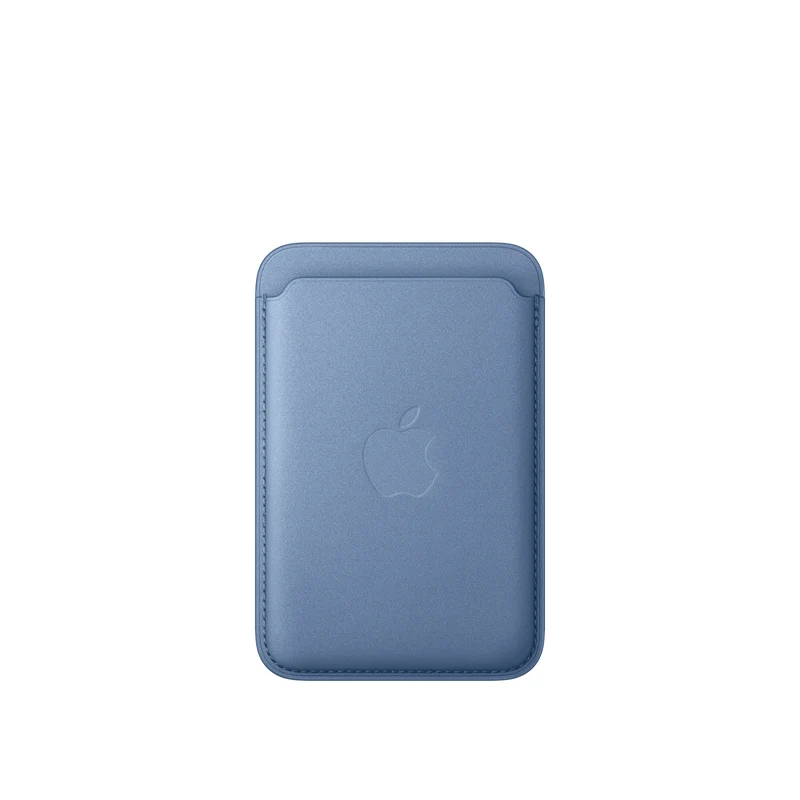 iPhone FineWoven Wallet with MagSafe – Wildflower Blue