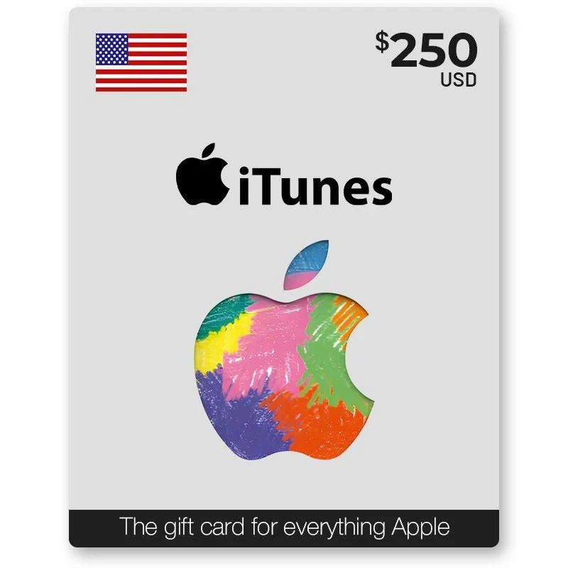 Apple iTunes Gift Card 250$ - US