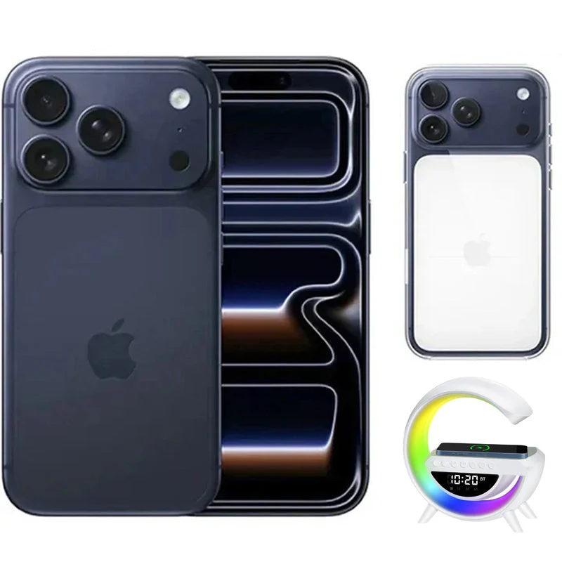Apple iPhone 17 Pro Max 5G 2 TB, Deep Blue + Apple iPhone MagSafe Assorted Case + Magsafe Charger