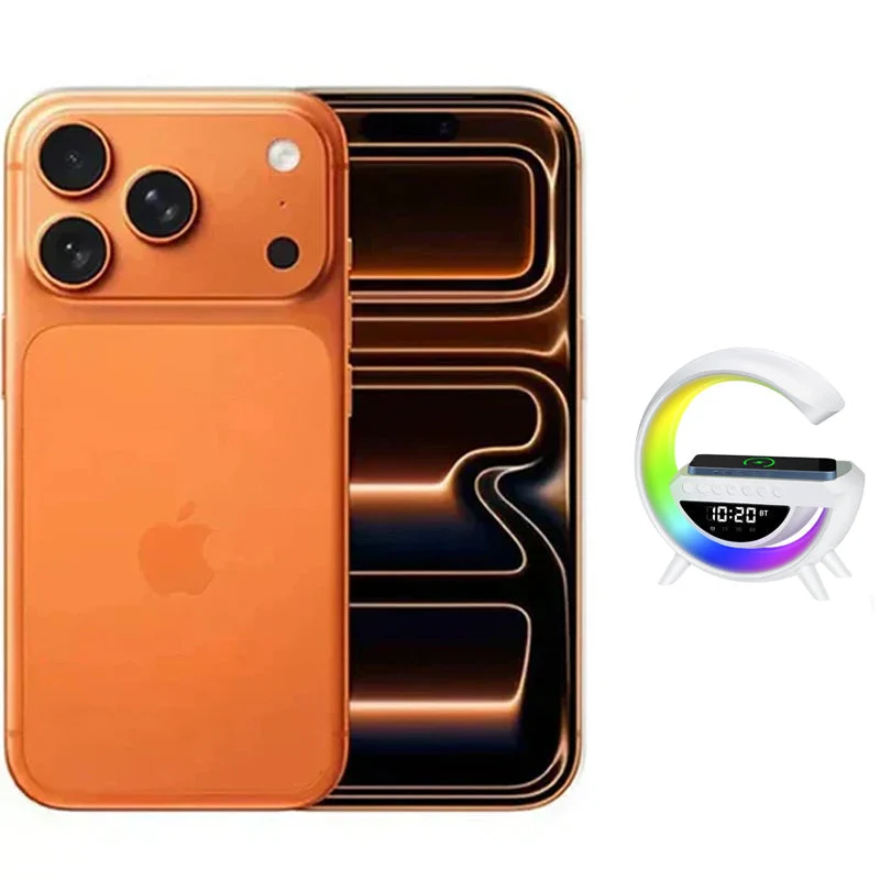 Apple iPhone 17 Pro 5G 256GB, Cosmic Orange (Japanese) + Wireless Charger