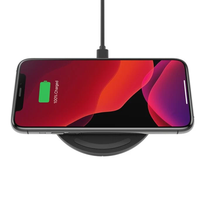 Belkin 10W Wireless Charging Pad with PSU & Micro USB Cable (Black)