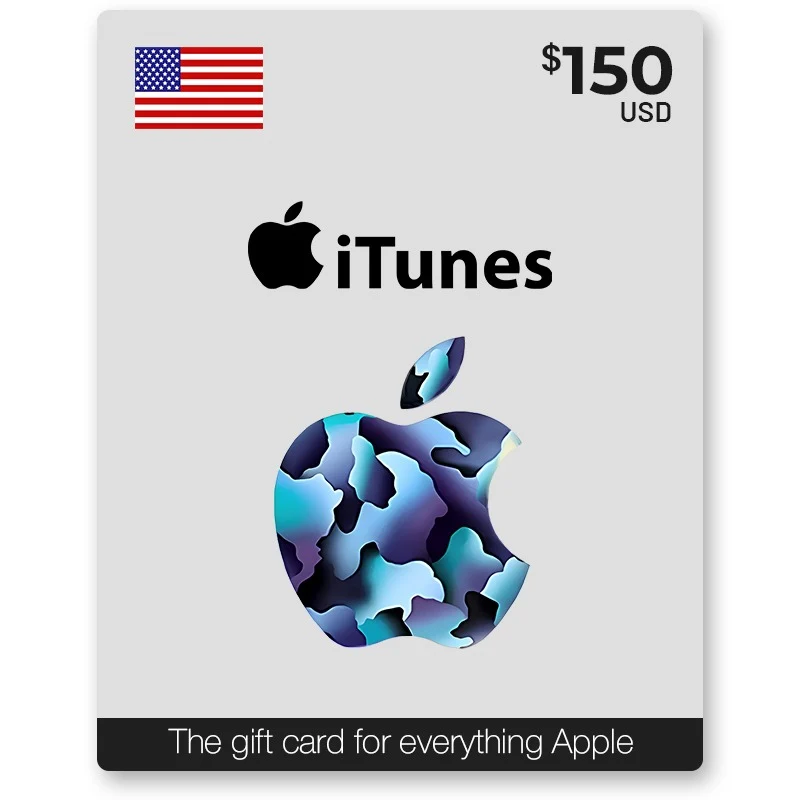 Apple iTunes Gift Card 150$ - US