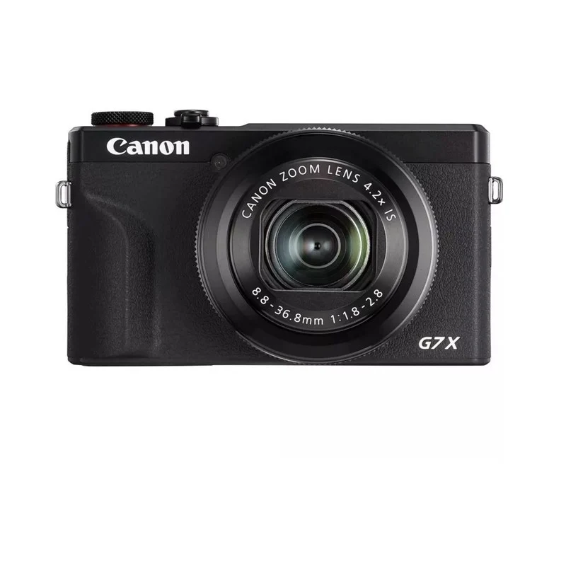 Canon PowerShot G7 X Mark III Camera, 3.0" 1.04m-Dot Tilting Touchscreen LCD, 20.2 MP 1" Stacked CMOS Sensor, 4.2x Optical Zoom f/1.8-2.8 Lens, DIGIC 8 Image Processor, 3637C001