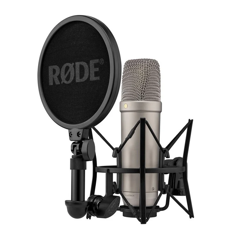 RODE NT1 5th Generation USB-C Studio Condenser Gaming and Streaming Microphone - Silver
