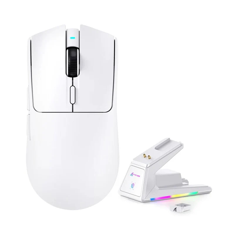 ATTACK SHARK X1 Tri-Mode Gaming Mouse With Touchpad RGB Charging Dock PAW3395PRO Sensor