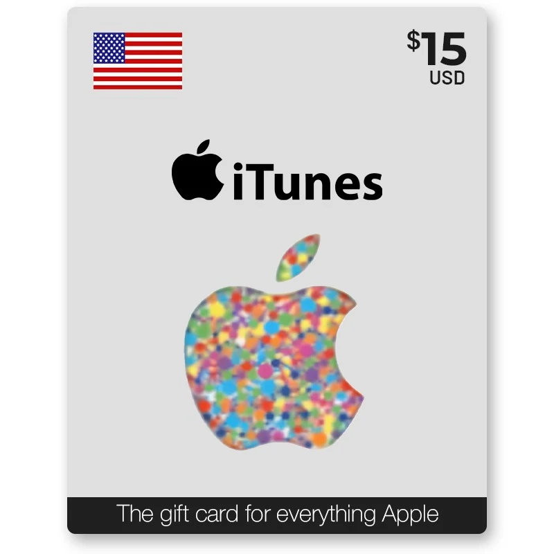 Apple iTunes Gift Card 15$ - US