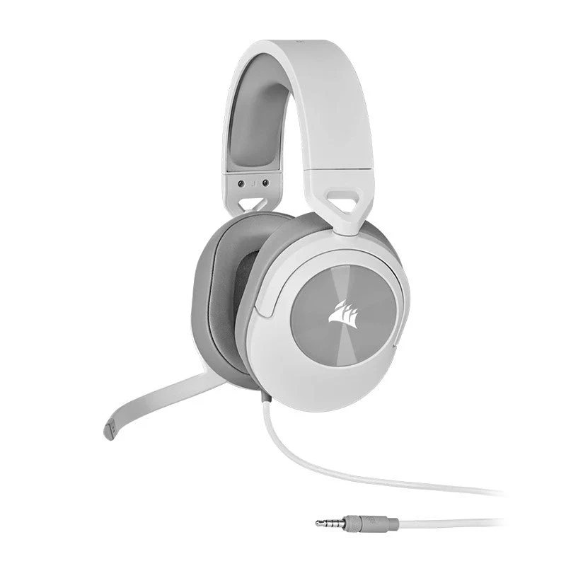 Corsair HS55 SURROUND Wired Gaming Headset for PC, PS5, Xbox & Mobile - White