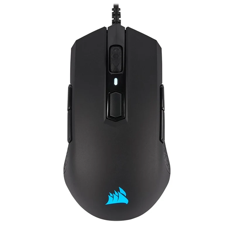 Corsair M55 RGB PRO, Optical, 12000DPI Ambidextrous Multi-Grip Gaming Mouse - Black