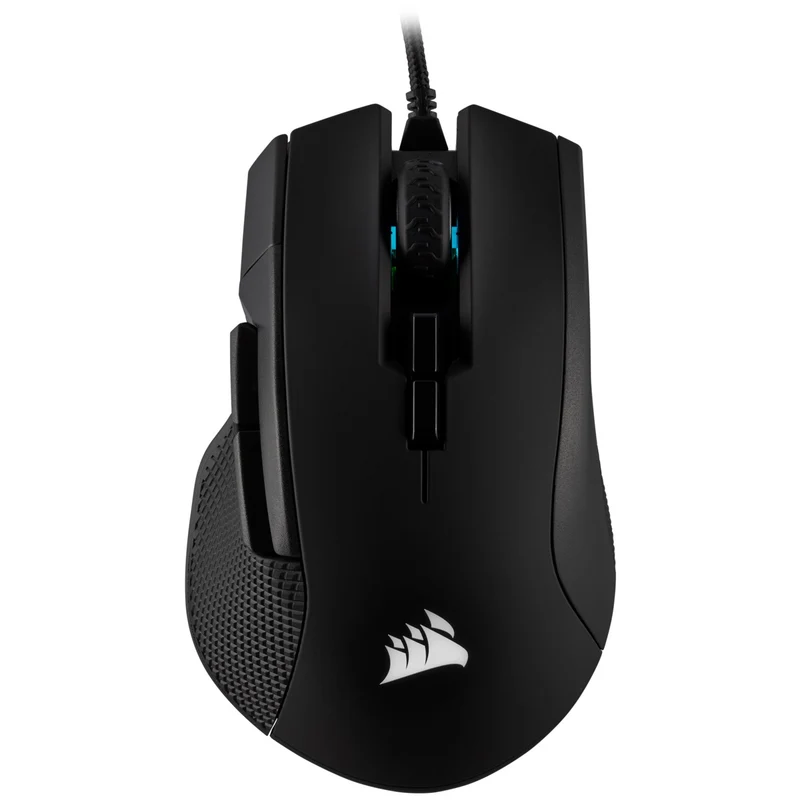Corsair IRONCLAW RGB, Optical, 18000 DPI FPS/MOBA Gaming Mouse - Black