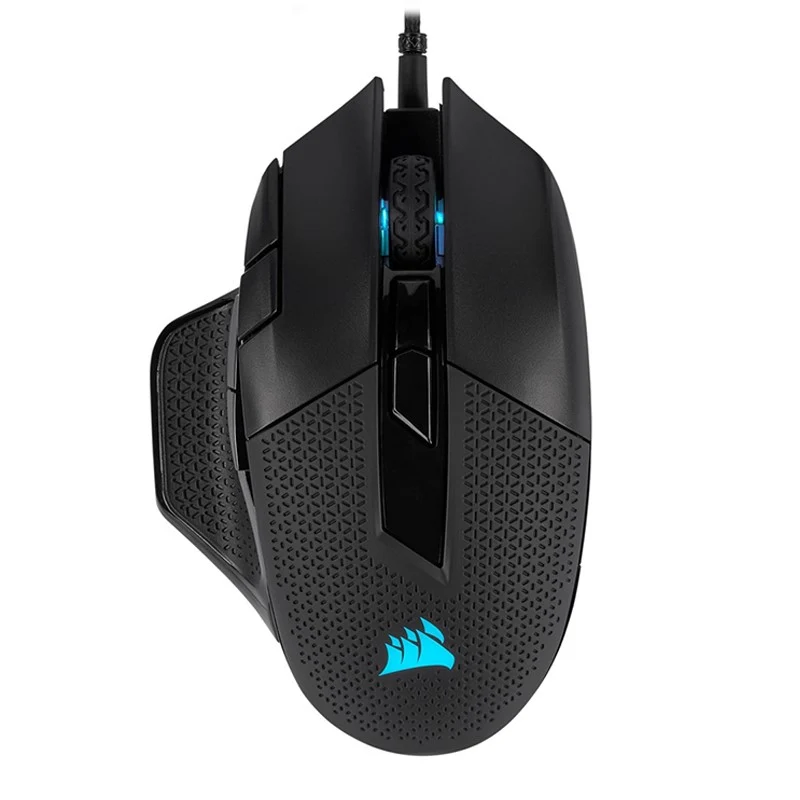 Corsair NIGHTSWORD RGB, Optical, 18000DPI Tunable FPS/MOBA Gaming Mouse - Black