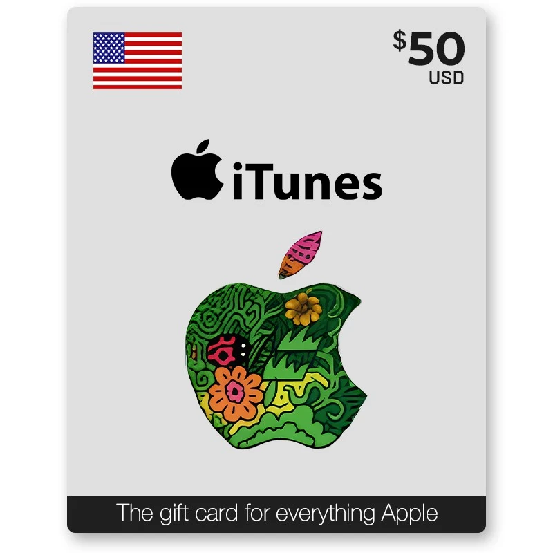 Apple iTunes Gift Card 50$ - US