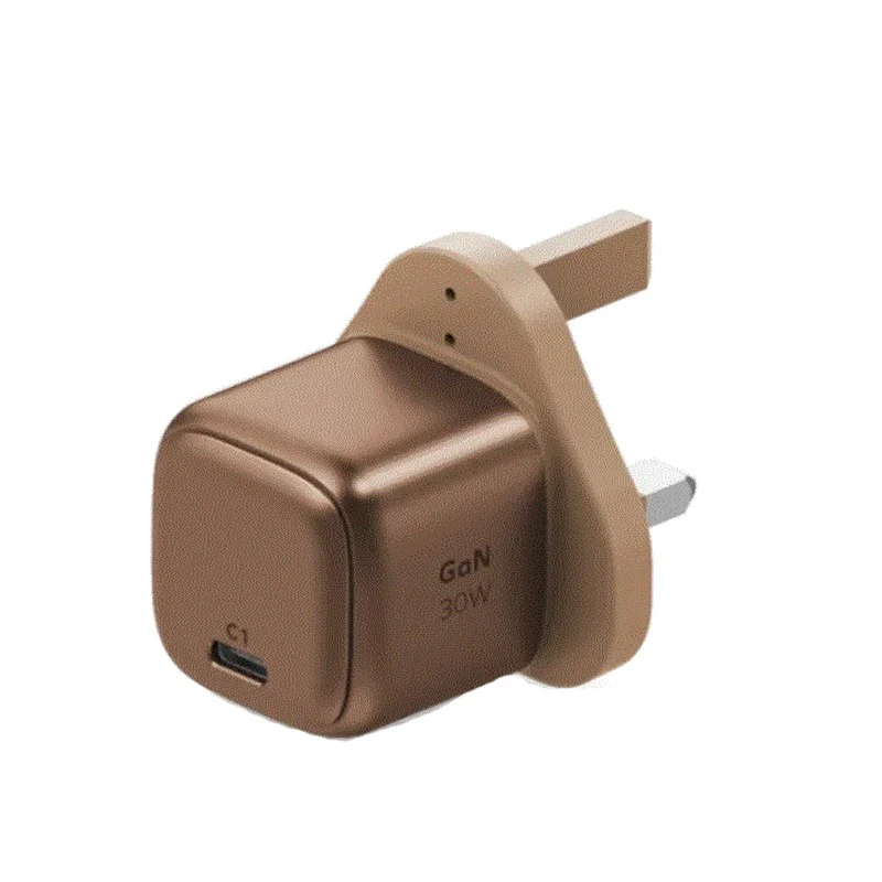 Momax 1-Charge 1-Port GaN 30W Charger - Desert Titanium