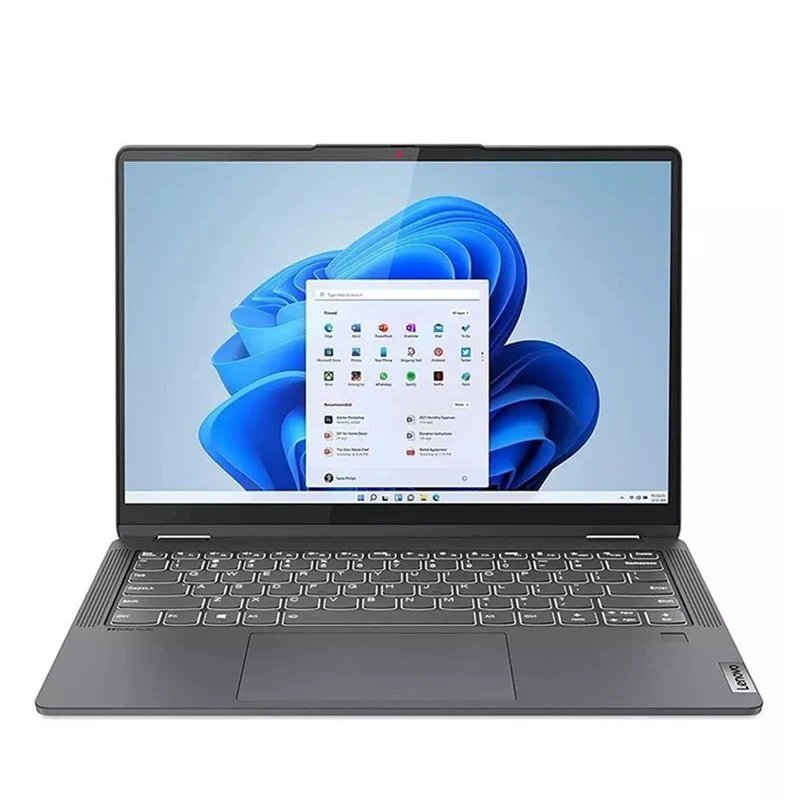 Lenovo IdeaPad Flex 5 14IAU7, Intel Core i7-1255U, 10C, 14" WUXGA Touch, 16 GB Soldered LPDDR4x-4266 RAM, 512 GB M.2 2242 NVMe SSD, Integrated Intel Iris Xe Graphics, Windows 11 Home, English/Arabic + Pen