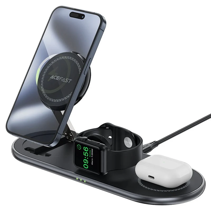ACEFAST 3 in 1 Wireless Charger for Apple Watch, iPhone & Airpods