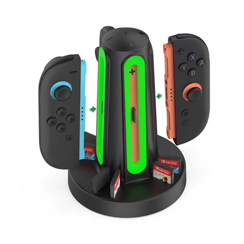 Dobe TNS-3172 4 in 1 Charge Dock Station for Nintendo Switch 2 Gamepad Controller Accessories