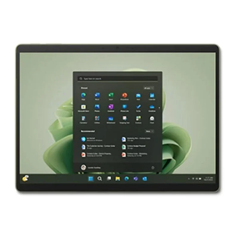 Microsoft Surface Pro 9, 13” Touchscreen 2880 x 1920 Flow Display, Intel Core i5, RAM 8 GB, SSD 256 GB, Windows 11 Pro - Forest (Keyboard Sold Separately)