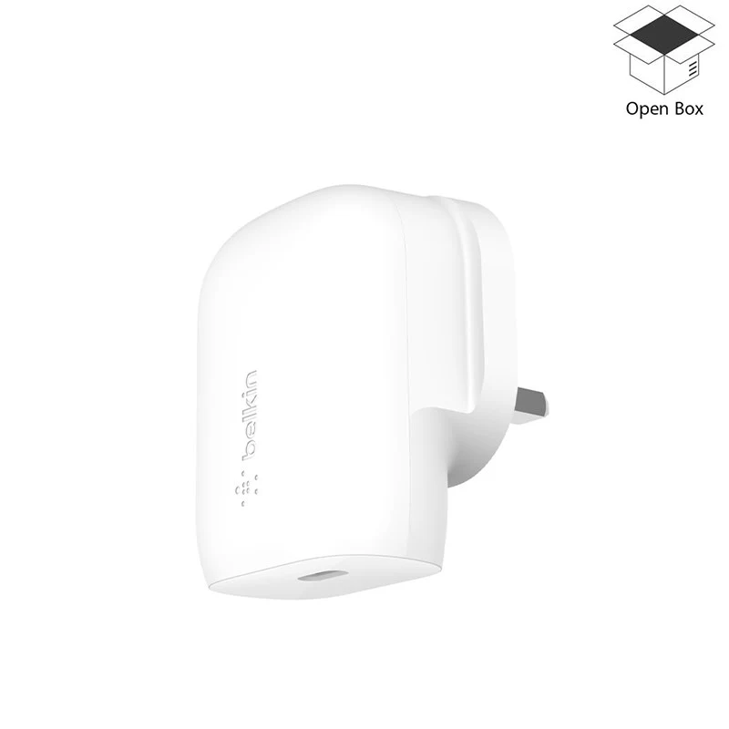 Belkin - PPS Wall Charger - PD 30 W - USB-C, White - Open Box