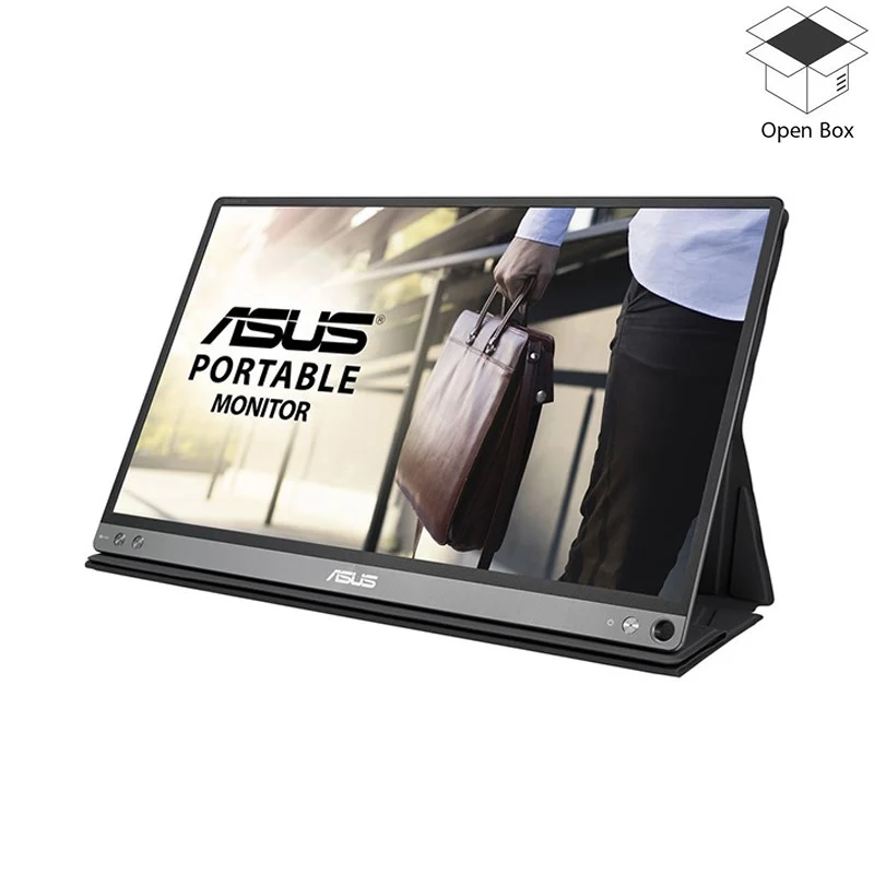 Asus ZenScreen GO MB16AP, 15.6" FHD Portable Monitor, USB Type-C, Built-in Battery - Open Box