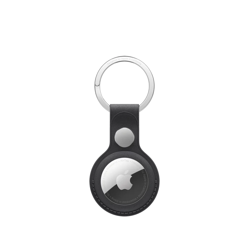 AirTag FineWoven Key Ring - Black