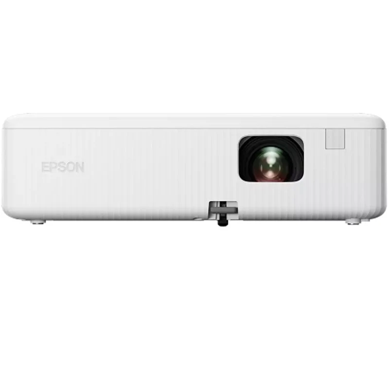 Epson CO-W01 Projector, WXGA, 3LCD Technology, 3000-Lumen Brightness, 378" Screen Size (V11HA86040)