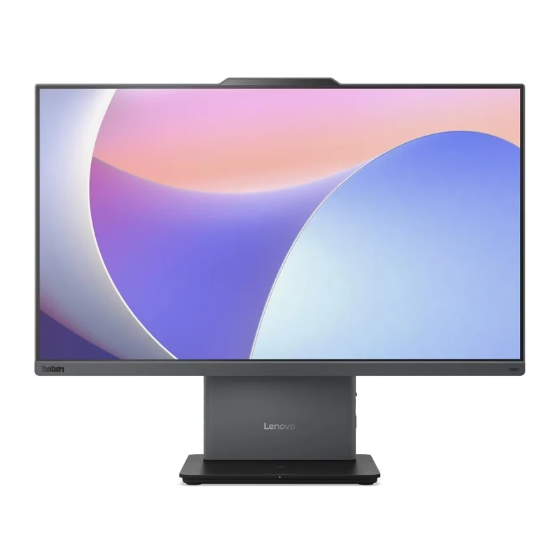 Lenovo ThinkCentre Neo 50a 27 Gen 5 27" FHD Non-Touch AIO Desktop, Core 5 210H, 16 GB DDR5 RAM, 512 GB NVMe SSD, DOS, Wireless Keyboard Mouse, 1 Year Warranty - Luna Grey