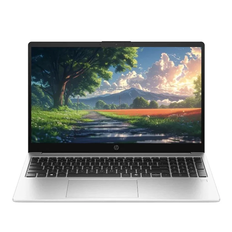 HP 250R G10 Notebook PC, Intel Core 5 120U, 15.6" FHD Laptop, 8 GB DDR4-3200 MT/s, 512 GB PCIe NVMe SSD, FreeDOS, 1 Year Warranty - Turbo Silver