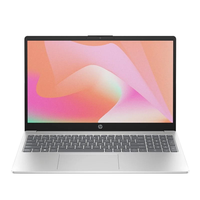 HP 15-fd2022ne 15.6" FHD AI Laptop, Ultra 7 255U, 8 GB DDR5 RAM, 512 GB NVMe SSD, DOS, 1 Year Warranty - Natural Silver