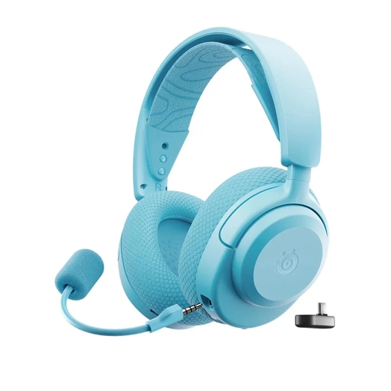 SteelSeries Arctis Nova 3P Wireless Gaming Headset for PC, PlayStation, Switch, VR, Mobile - Aqua