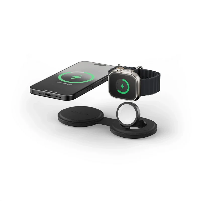 On the Go 2in1 Wireless Charger - Black