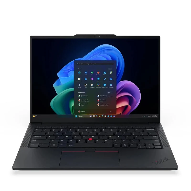 Lenovo ThinkPad E14 Gen 7 Intel Core Ultra 7 258V, 8C, 14" WUXGA, 32 GB Soldered DDR5 RAM, 512 GB M.2 SSD, Integrated Intel Arc Graphics 140v, DOS, English/Arabic, Topload Case, 1 Year Warranty - Black
