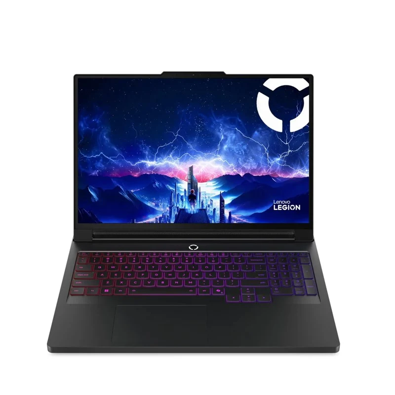 Lenovo Legion Pro 9 18IAX10H Intel Core Ultra 9 275HX, 24C, 18" WQUXGA IPS, 2 x 32 GB SODIMM DDR5-5200 RAM, 2 x 2 TB M.2 2280 SSD, NVIDIA RTX 5090 24 GB GDDR7 1824 AI TOPS, Windows 11 Home, Backlit, Arabic, 2 Year Warranty - Black