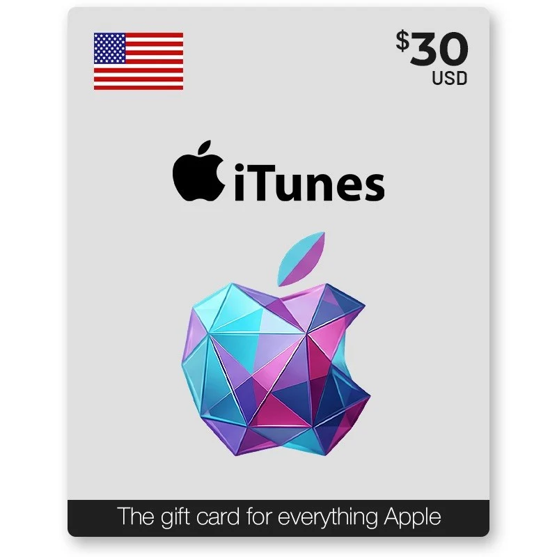 Apple iTunes Gift Card 30$ - US