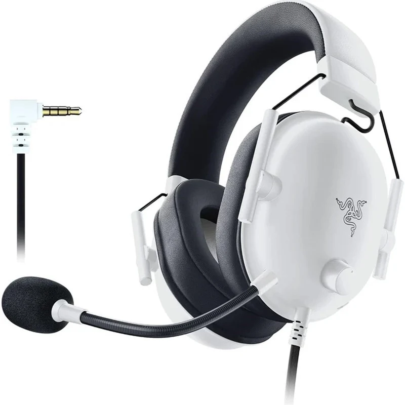 Razer BlackShark V2 X Gaming Headset For PC, PS4 & Xbox - White