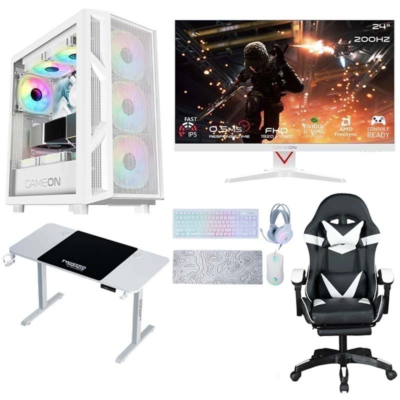i5 Gaming PC, i5-12400F, RTX 5060 8GB, Windows 11 Pro Gaming Setup