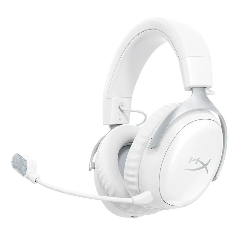 HyperX Cloud III S Wireless Gaming Headset for PC, Mac, PS5, Mobile, Switch - White