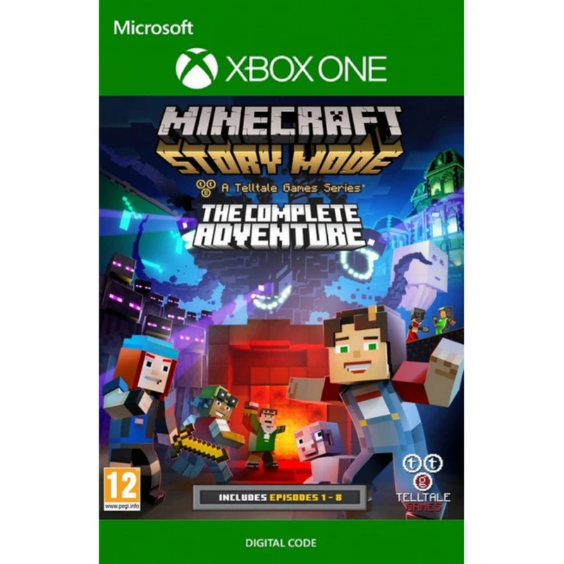 Microsoft Xbox MineCraft Story Mode-Full Game - Digital Code