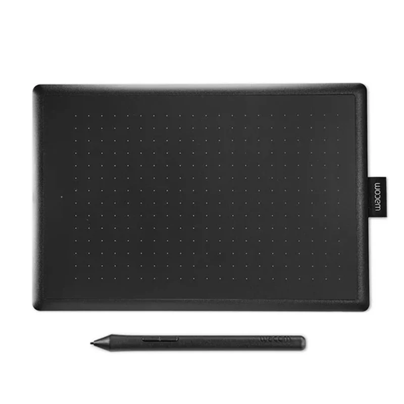 Wacom One Creative Digital Graphic Drawing Tablet Pad (CTL-672-N), Medium - Black/Red