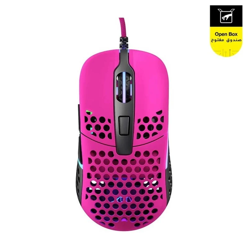 XTRFY M42 RGB Wired Gaming Mouse - Pink - Open Box
