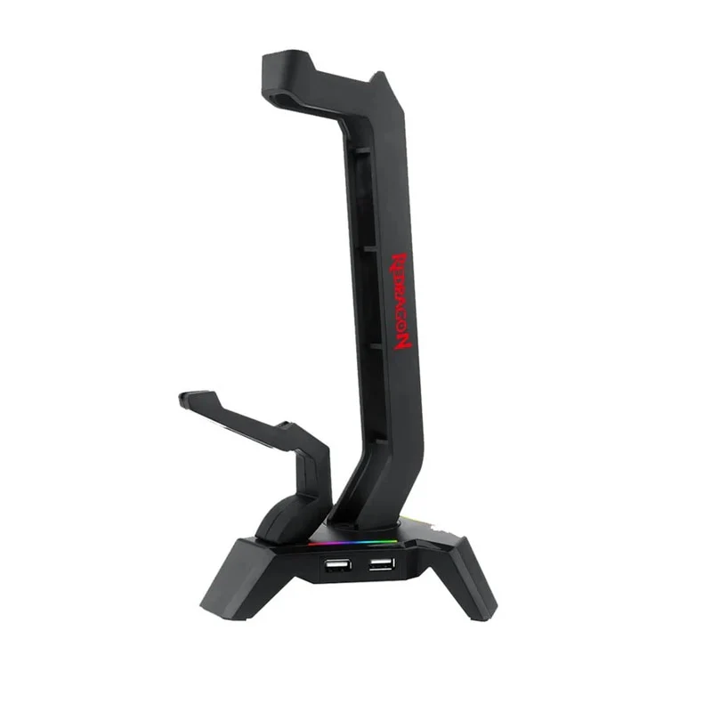 Redragon Scepter Elite HA311 Gaming Headphone Stand with RGB Backlight & USB HUB - Black - Without Box