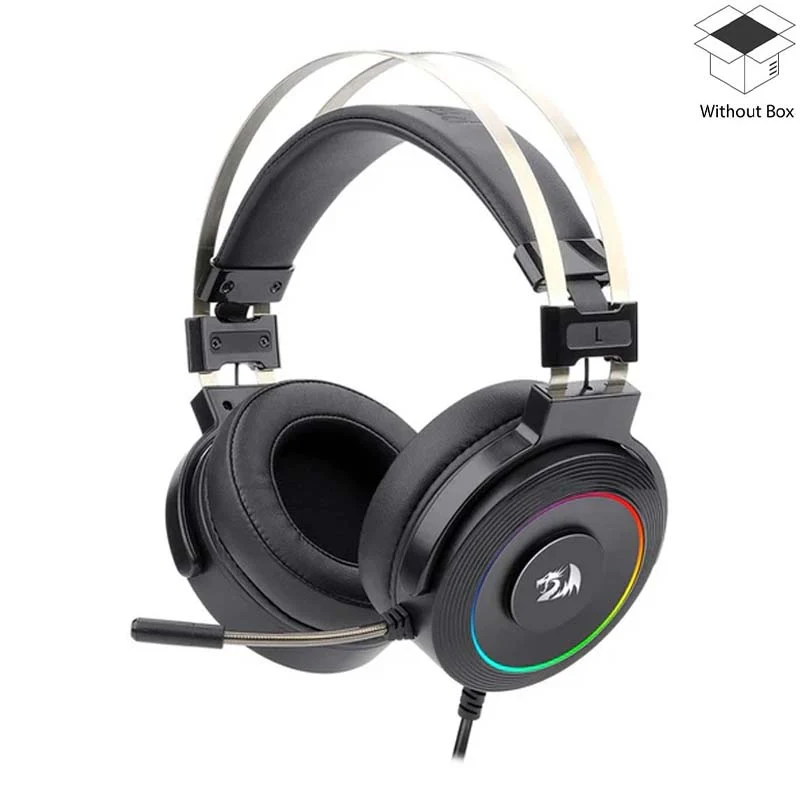 Redragon H320RGB-1 Lamia 2 RGB Wired 7.1 Virtual Surround Sound Gaming Headset - Black - Open Box