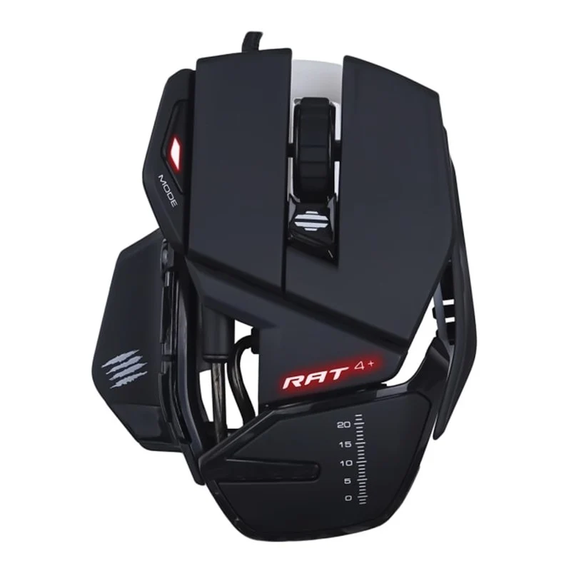 MadCatz R.A.T. 4+ Optical Wired Gaming Mouse - Black