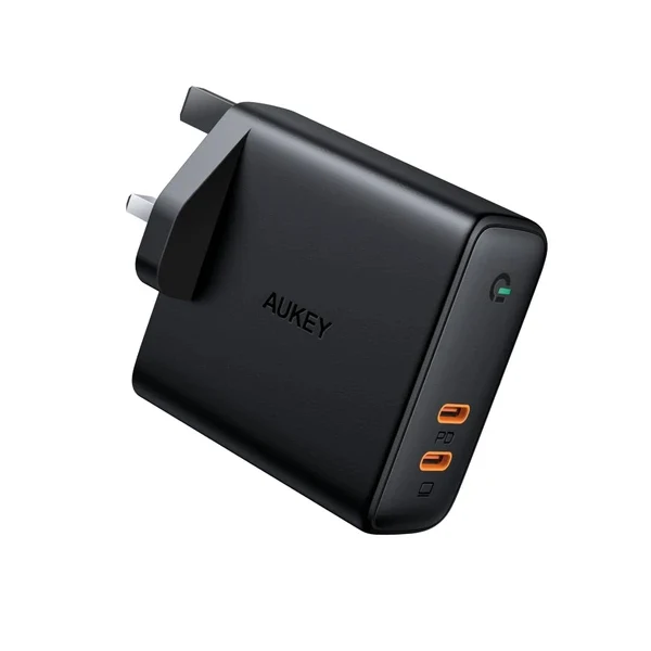 Aukey Focus Dual-Port 63W PD Wall Charger with Dynamic Detect
