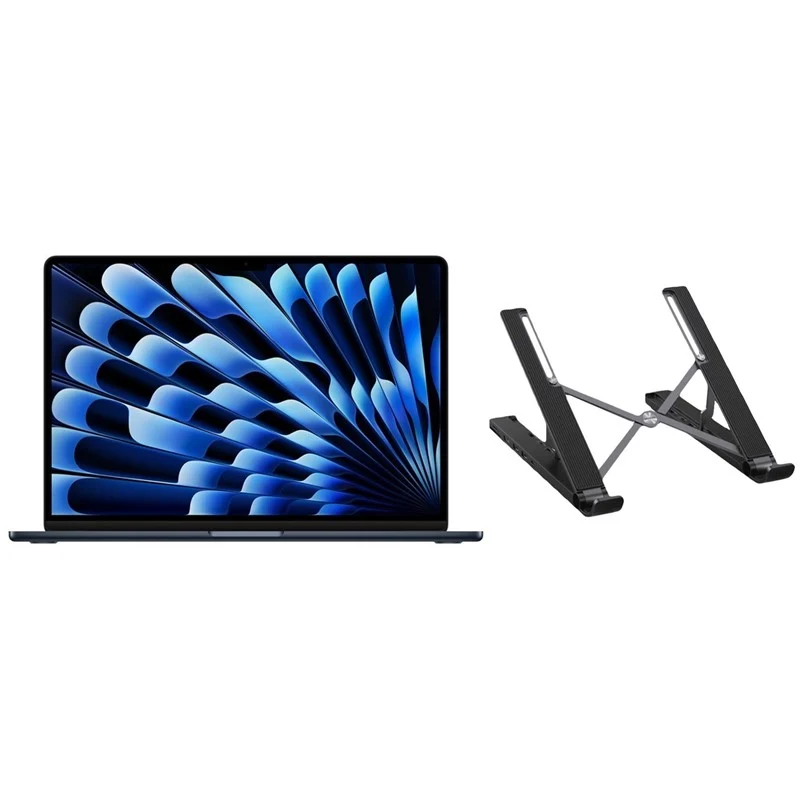 Apple MacBookAir 15” M3, 8-CPU, 10-GPU, 8 GB RAM, 512 GB SSD Free USB Stand With Docking Station