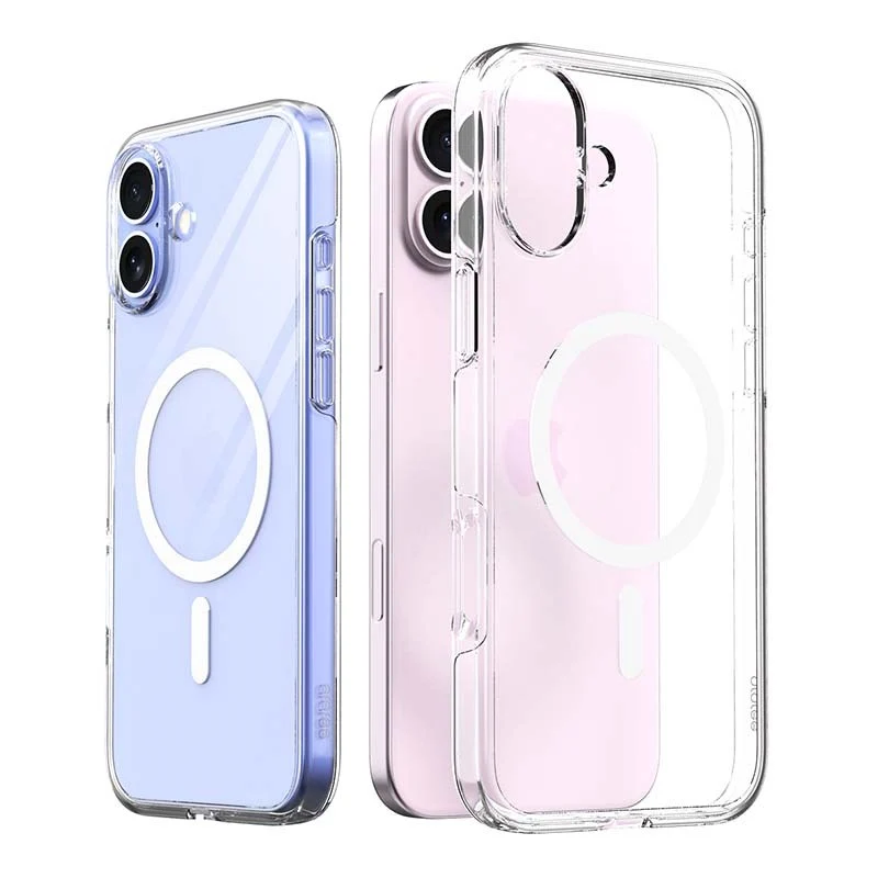 Arareee Duple Magsafe TPU Case For iPhone 16 Plus, Clear